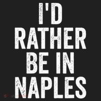I’d Rather Be In Naples Florida Beach Ocean Vacation Golf Towel thumb 3