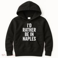 I’d Rather Be In Naples Florida Beach Ocean Vacation Kids Hoodie thumb 0