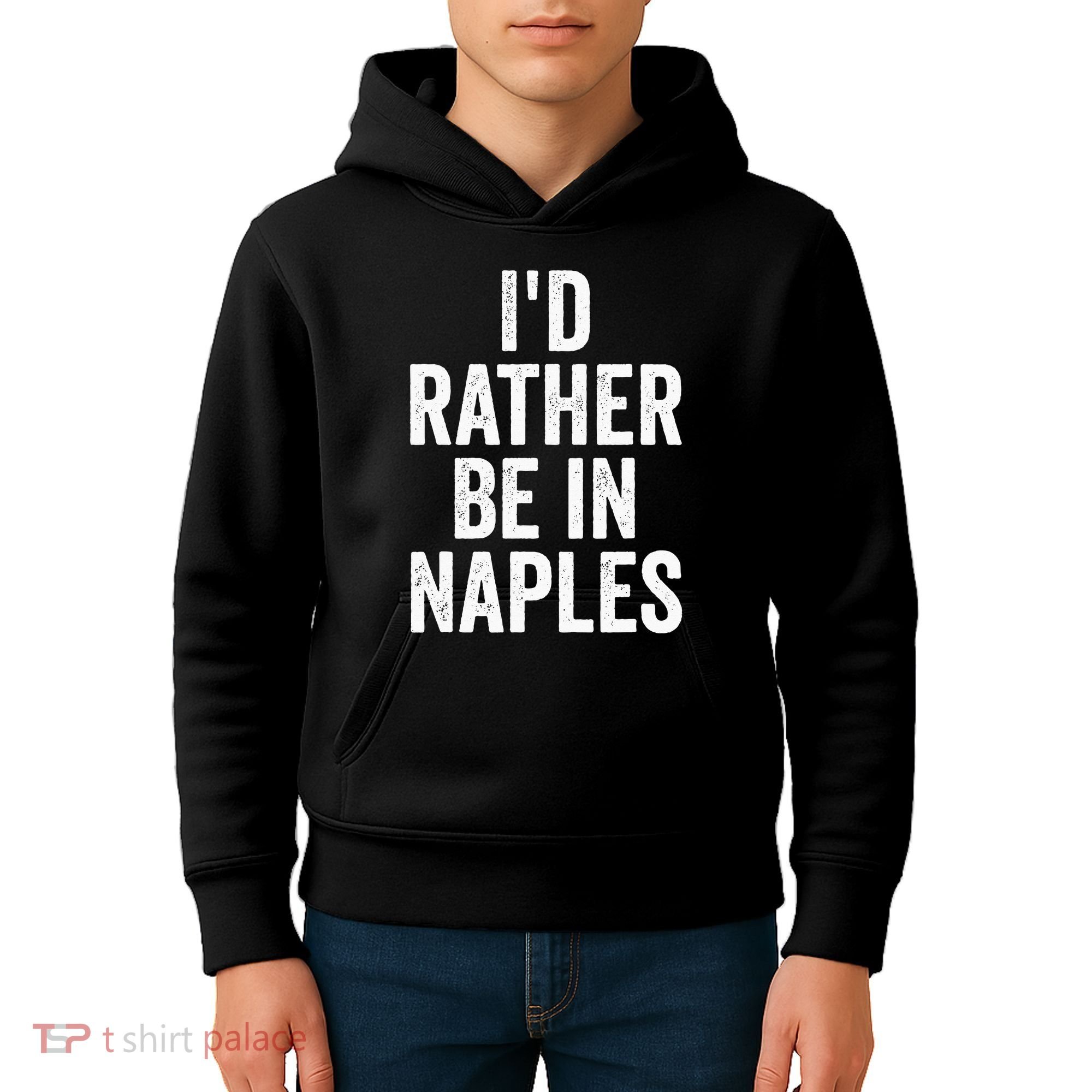 I’d Rather Be In Naples Florida Beach Ocean Vacation Kids Hoodie