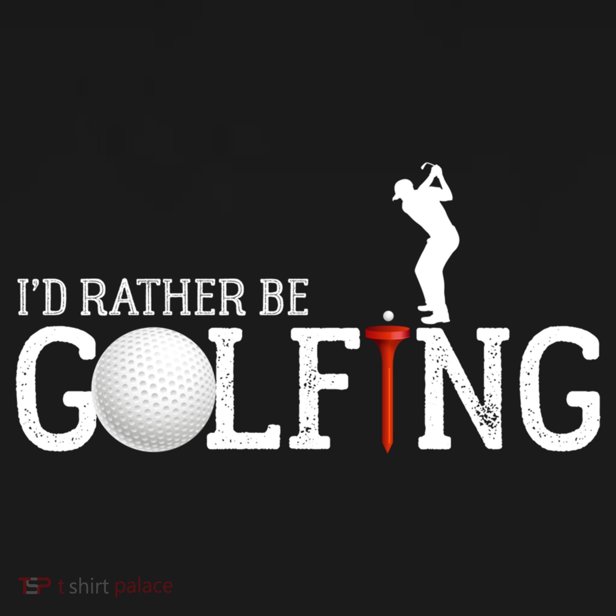 I’d Rather Be Golfing Golf Quotes Sayings Gift Backpack
