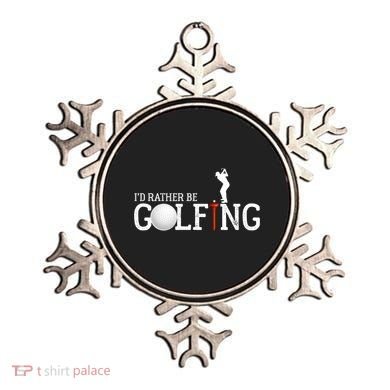 I’d Rather Be Golfing Golf Quotes Sayings Gift Ornament