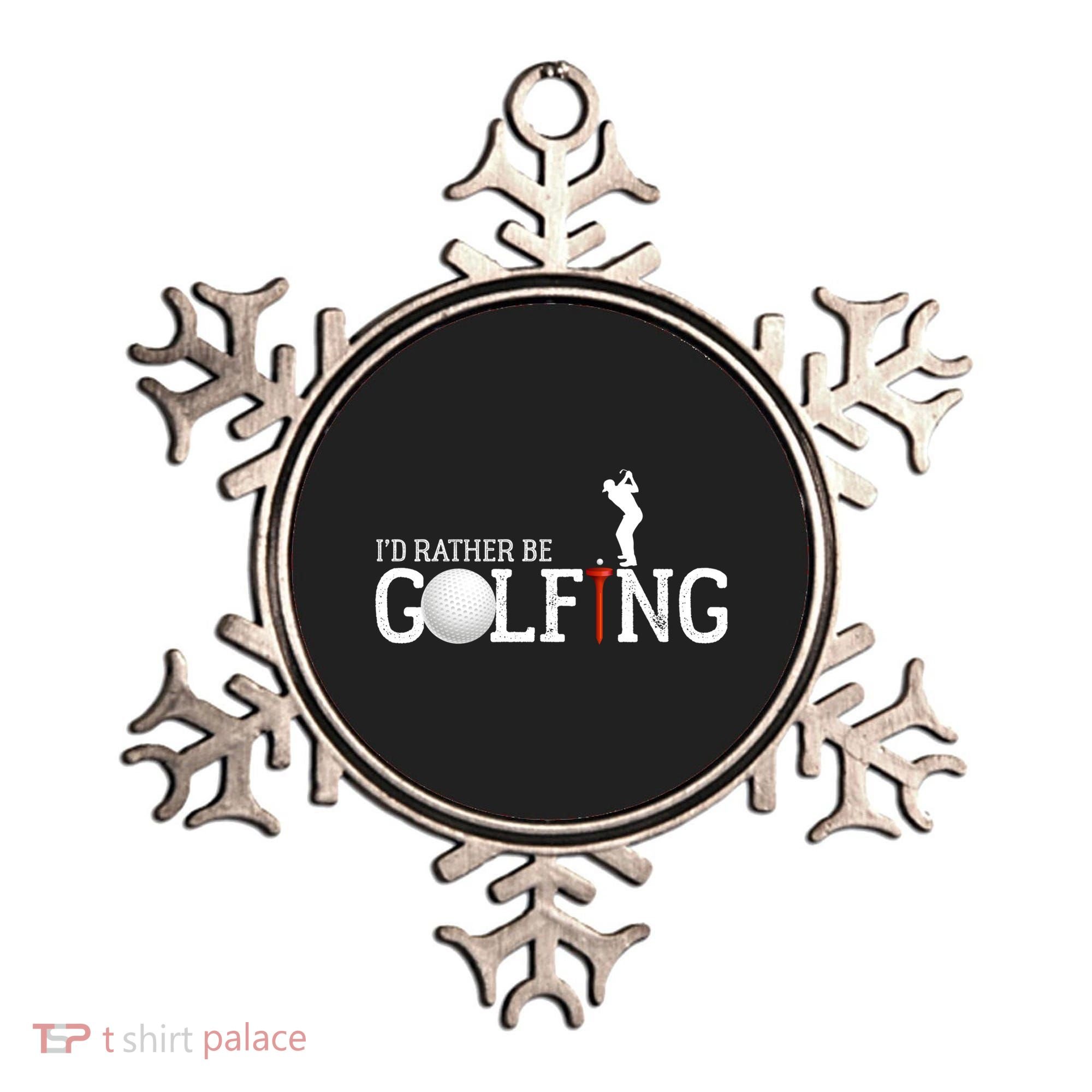 I’d Rather Be Golfing Golf Quotes Sayings Gift Ornament