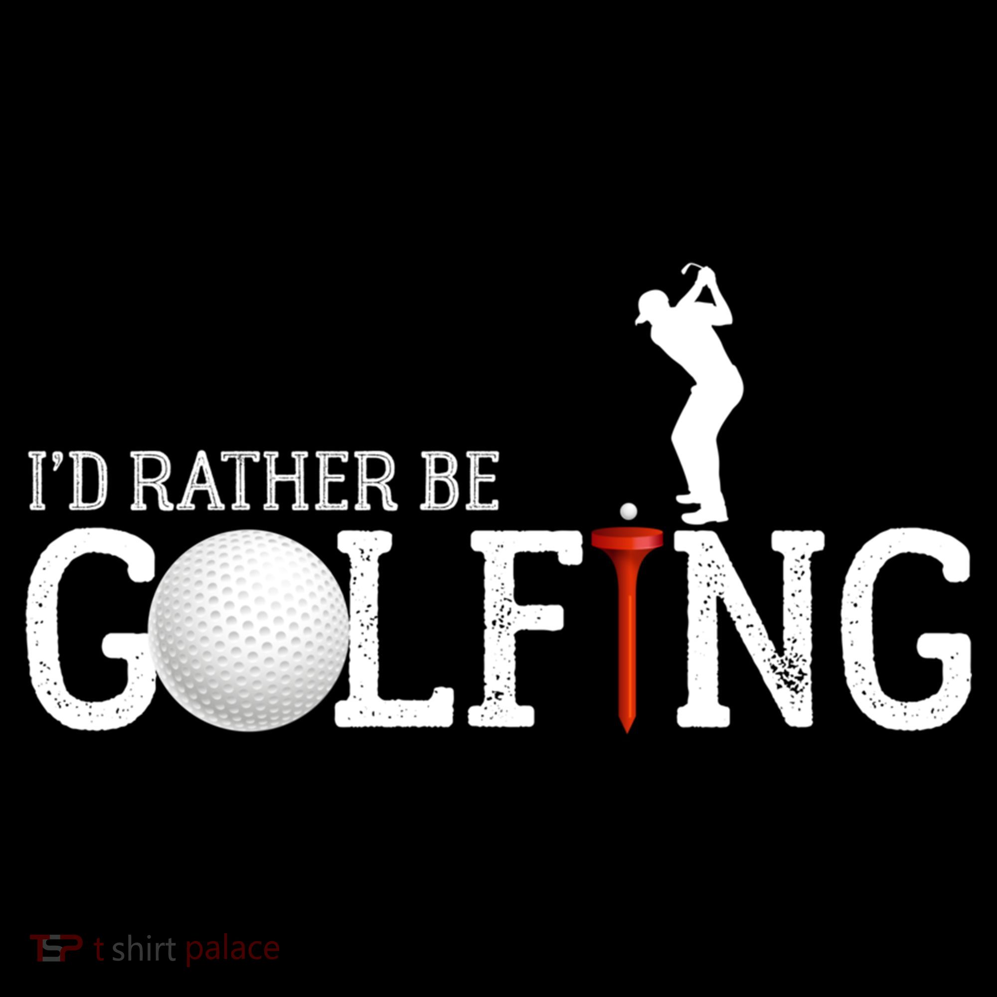 I’d Rather Be Golfing Golf Quotes Sayings Gift Ornament