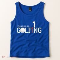 I’d Rather Be Golfing Golf Quotes Sayings Gift Tank Top thumb 2
