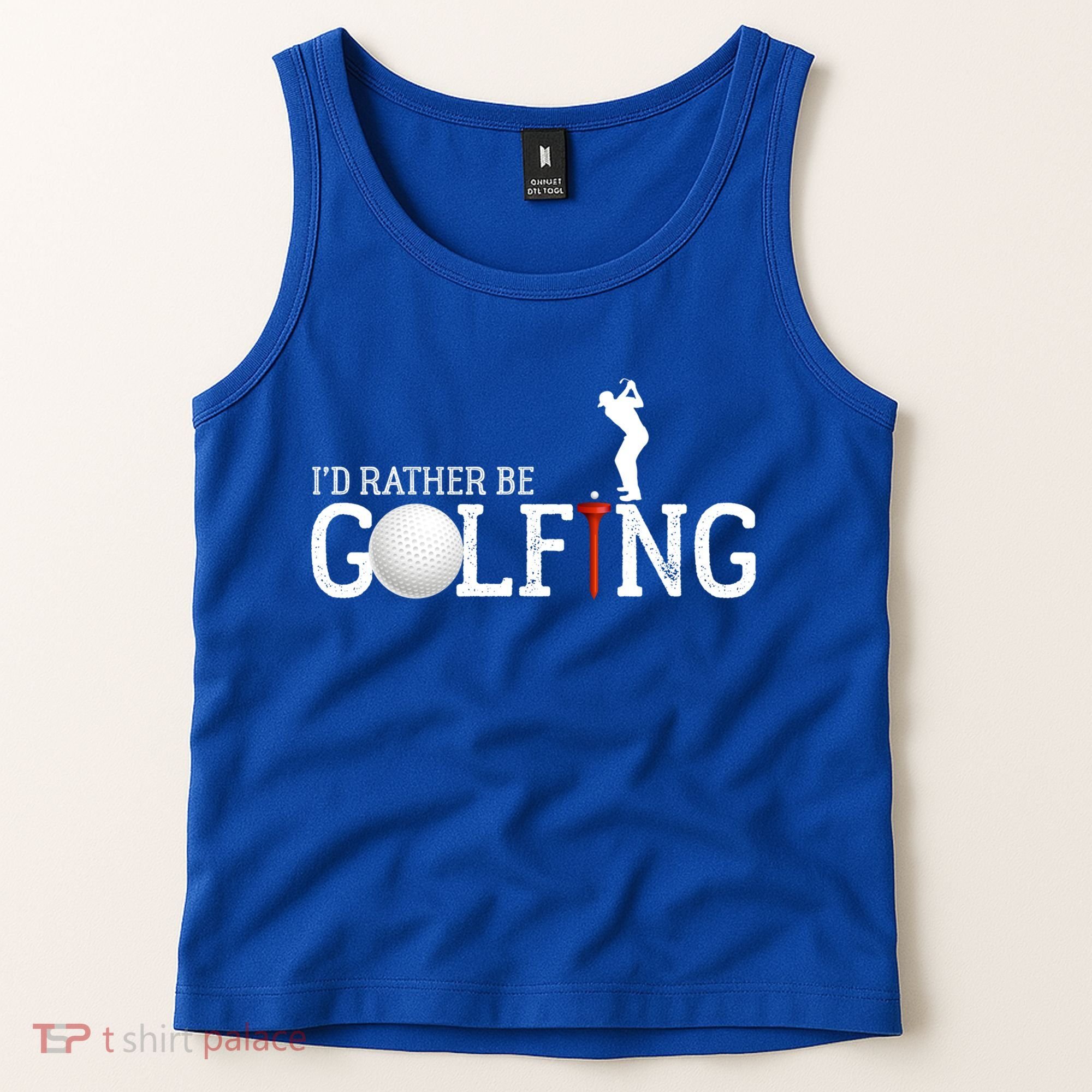I’d Rather Be Golfing Golf Quotes Sayings Gift Tank Top