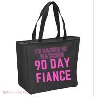 ID Rather Be Watching 90 Day Fiance Tote Bag thumb 2