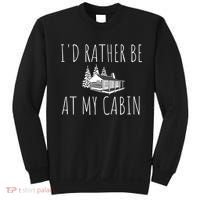 I'd Rather Be At My Cabin Mountain Life Sweatshirt thumb 0