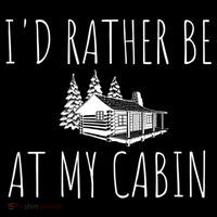 I'd Rather Be At My Cabin Mountain Life Sweatshirt thumb 3
