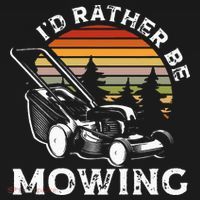 Id Rather Be Mowing Lawn Mowing Gardener Backpack thumb 2