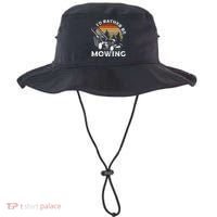 Id Rather Be Mowing Lawn Mowing Gardener Bucket Hat thumb 0