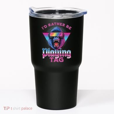 ID Rather Be Playing Tag Gorilla Vr Monke Gamer Tumbler