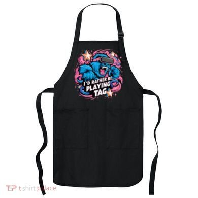 Id Rather Be Playing Tag Gorilla Apron