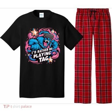 Id Rather Be Playing Tag Gorilla Pajama Set
