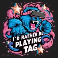 Id Rather Be Playing Tag Gorilla Hat thumb 2