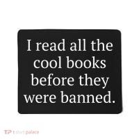 I Read Banned Books Cool Old Bibliophile Mousepad thumb 0