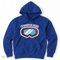 Id Rather Be Skiing Ski Goggles Gift Hoodie thumb 0