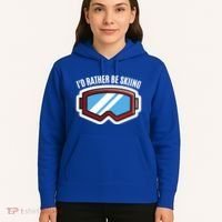 Id Rather Be Skiing Ski Goggles Gift Hoodie thumb 5