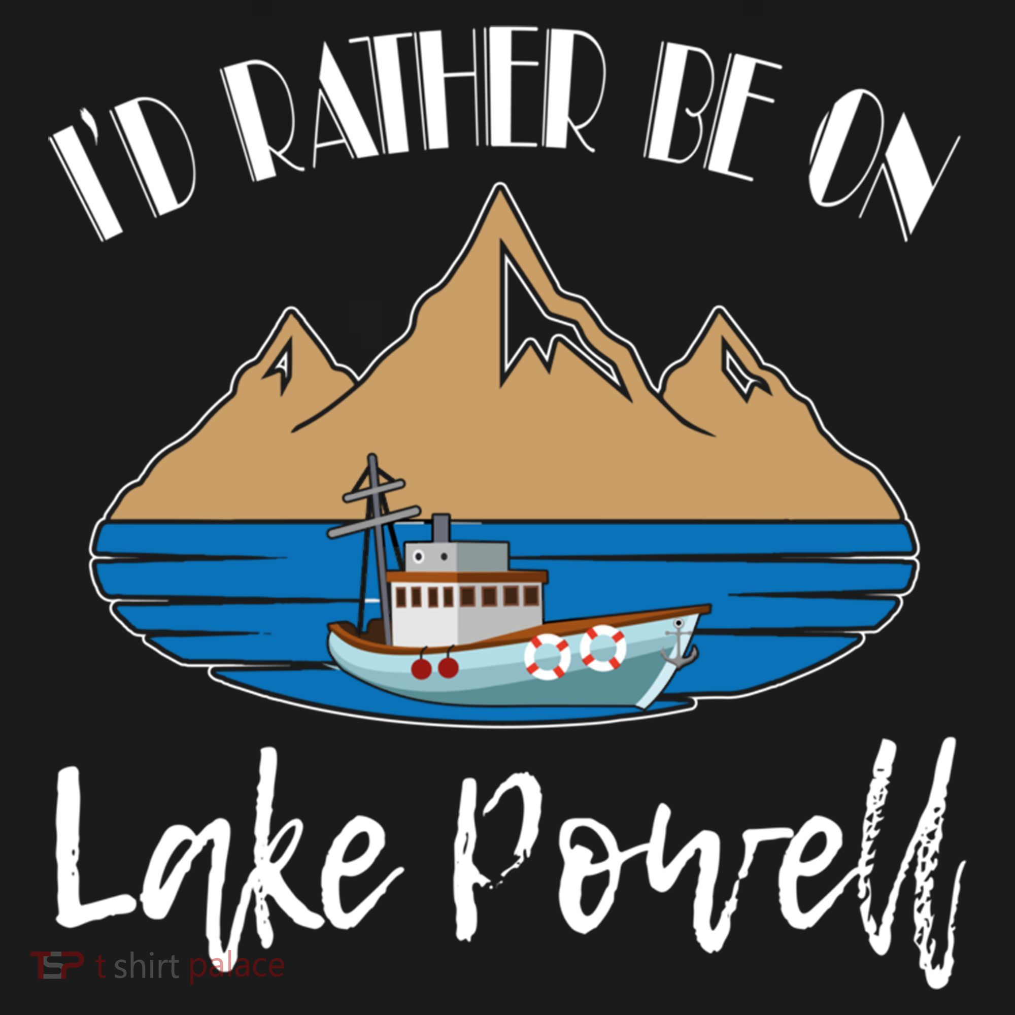 I'd Rather Be On Lake Powell Family Vacation Cute Gift Bucket Hat
