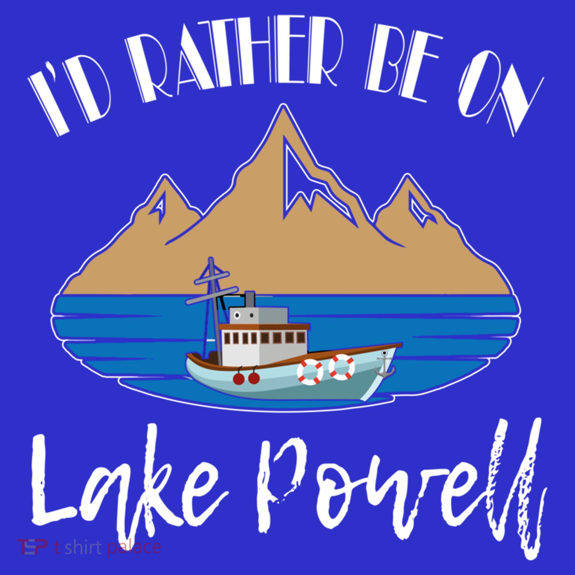 I'd Rather Be On Lake Powell Family Vacation Cute Gift Long Sleeve Shirt