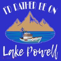 I'd Rather Be On Lake Powell Family Vacation Cute Gift Polo thumb 2