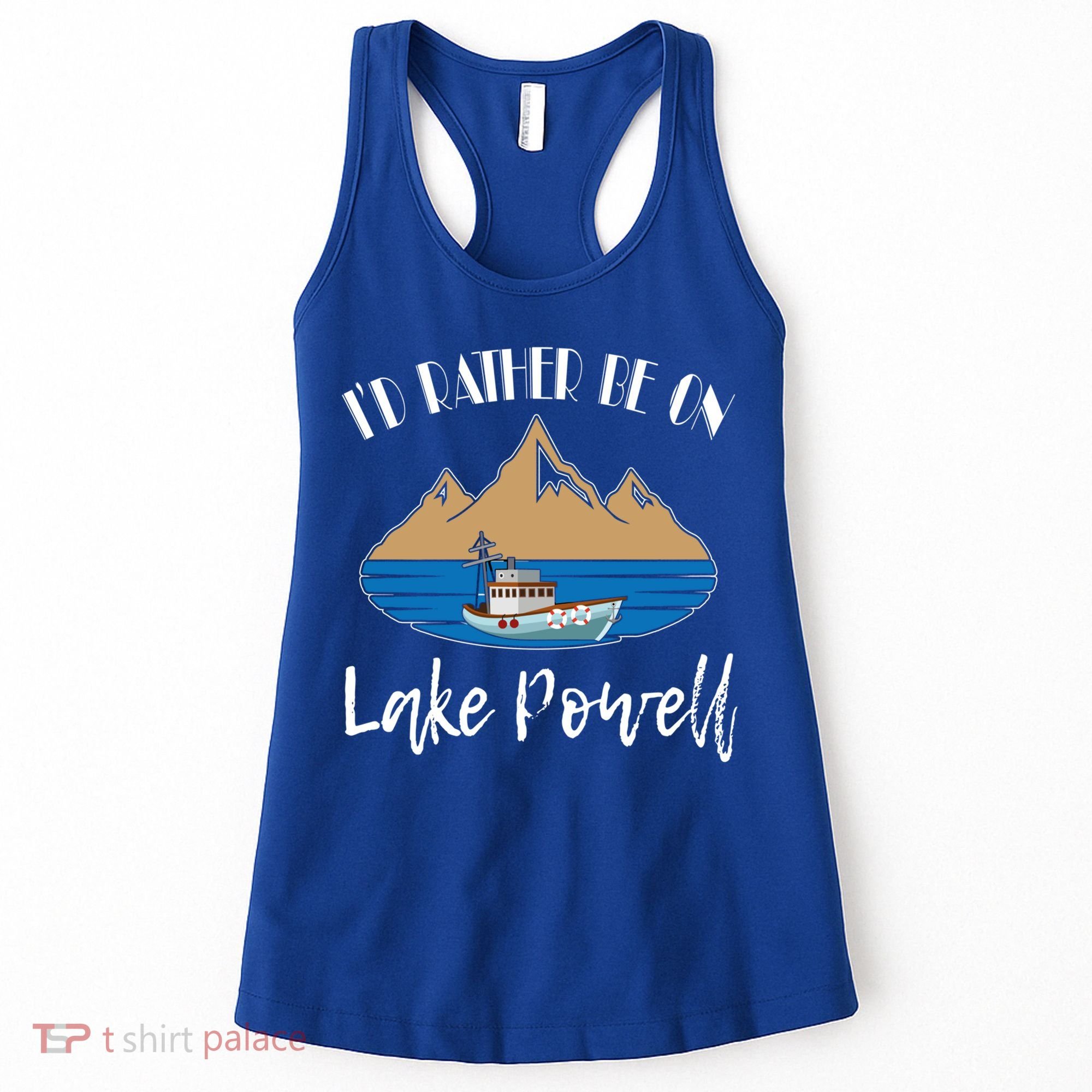 I'd Rather Be On Lake Powell Family Vacation Cute Gift Women's Tank Top