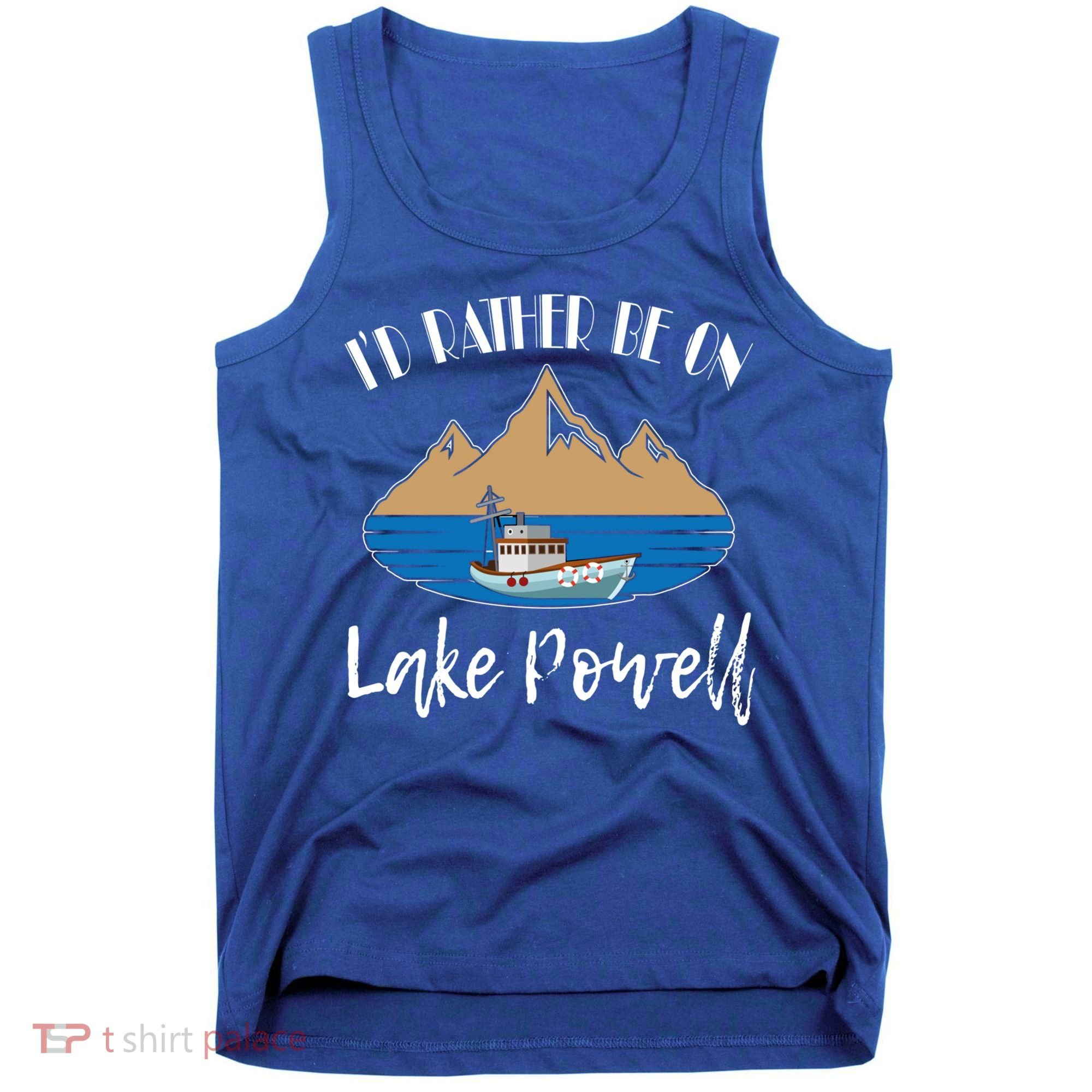 I'd Rather Be On Lake Powell Family Vacation Cute Gift Tank Top