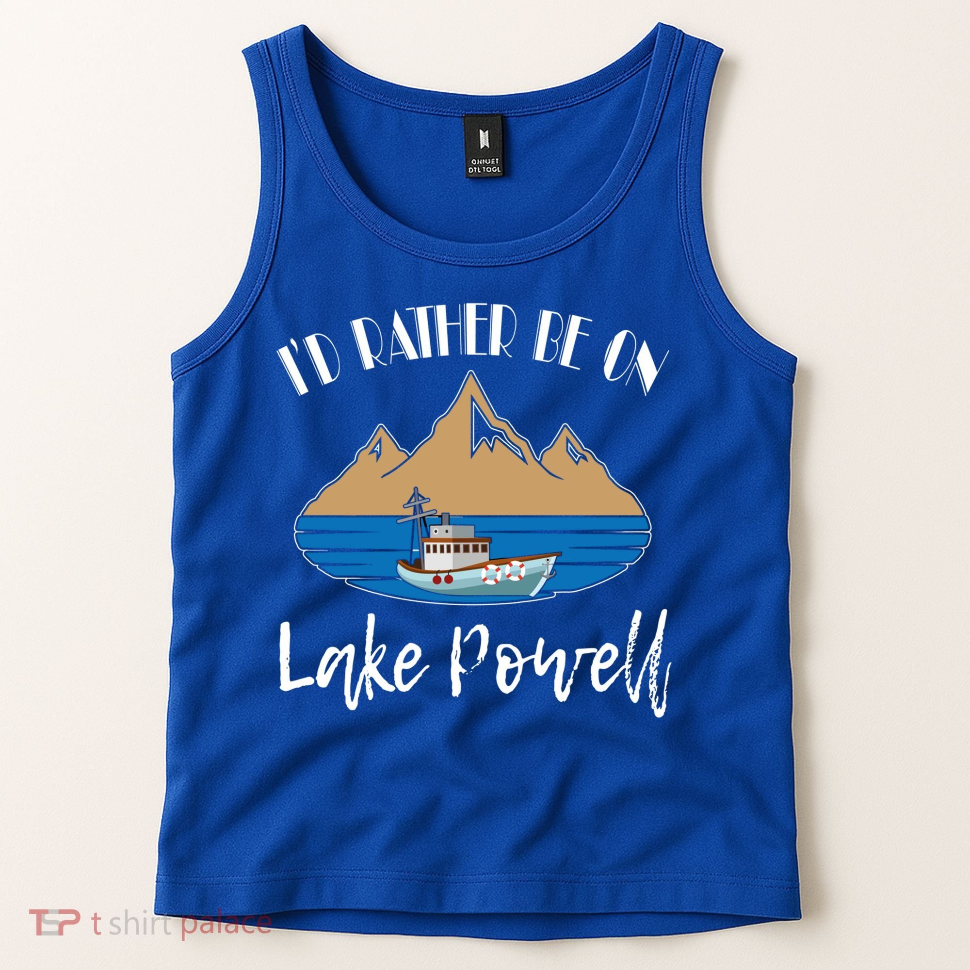 I'd Rather Be On Lake Powell Family Vacation Cute Gift Tank Top