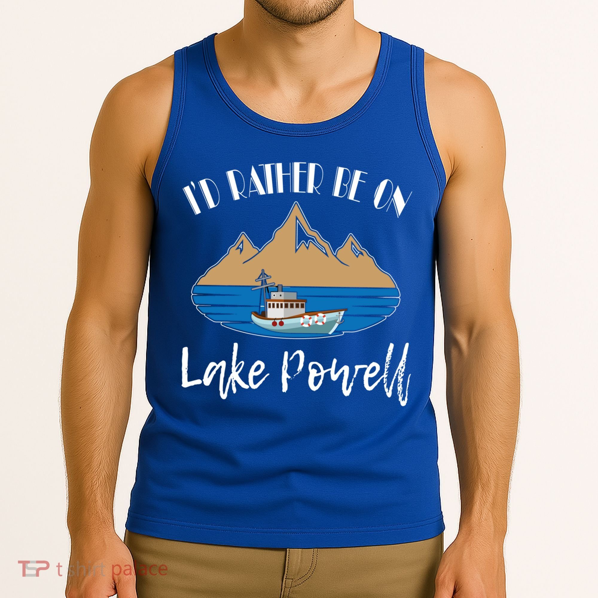 I'd Rather Be On Lake Powell Family Vacation Cute Gift Tank Top
