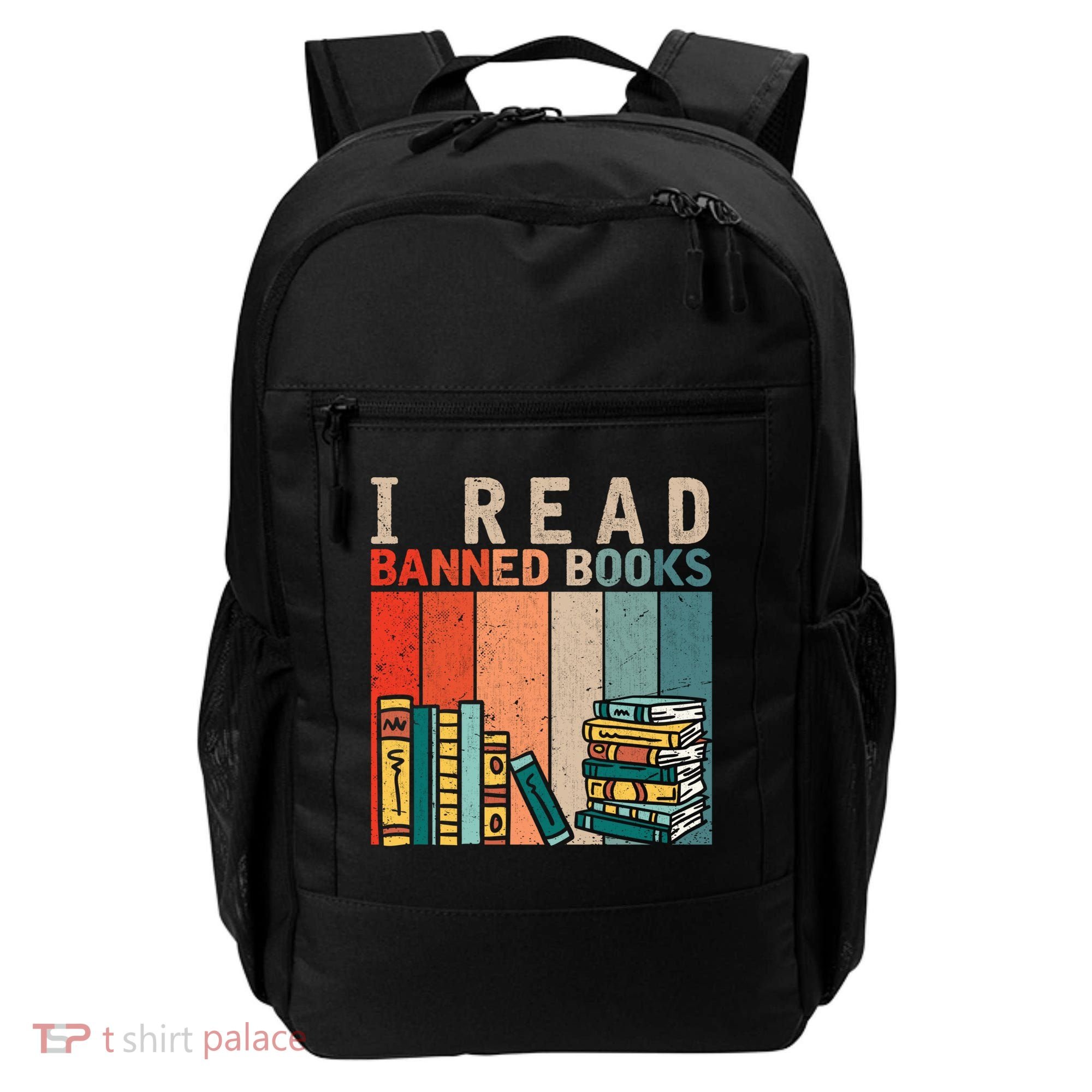 I Read Banned Books Reader Bookworm Gift Backpack