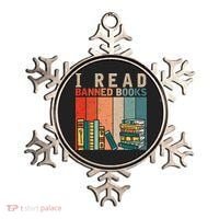 I Read Banned Books Reader Bookworm Gift Ornament thumb 0