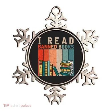 I Read Banned Books Reader Bookworm Gift Ornament