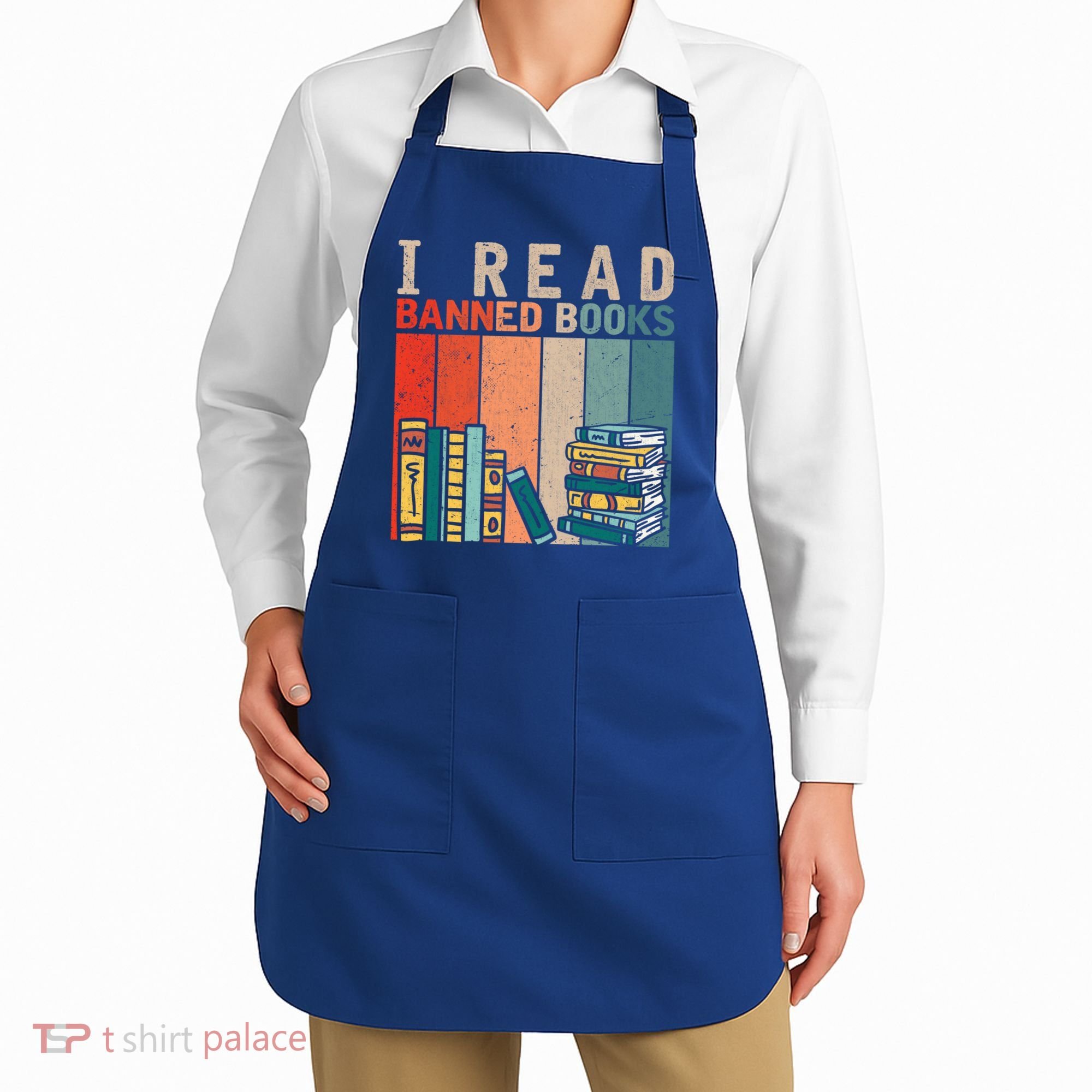 I Read Banned Books Reader Bookworm Gift Apron