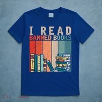 I Read Banned Books Reader Bookworm Gift T-Shirt thumb 5