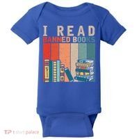 I Read Banned Books Reader Bookworm Gift Baby Bodysuit thumb 0