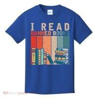 I Read Banned Books Reader Bookworm Gift Kids T-Shirt thumb 0