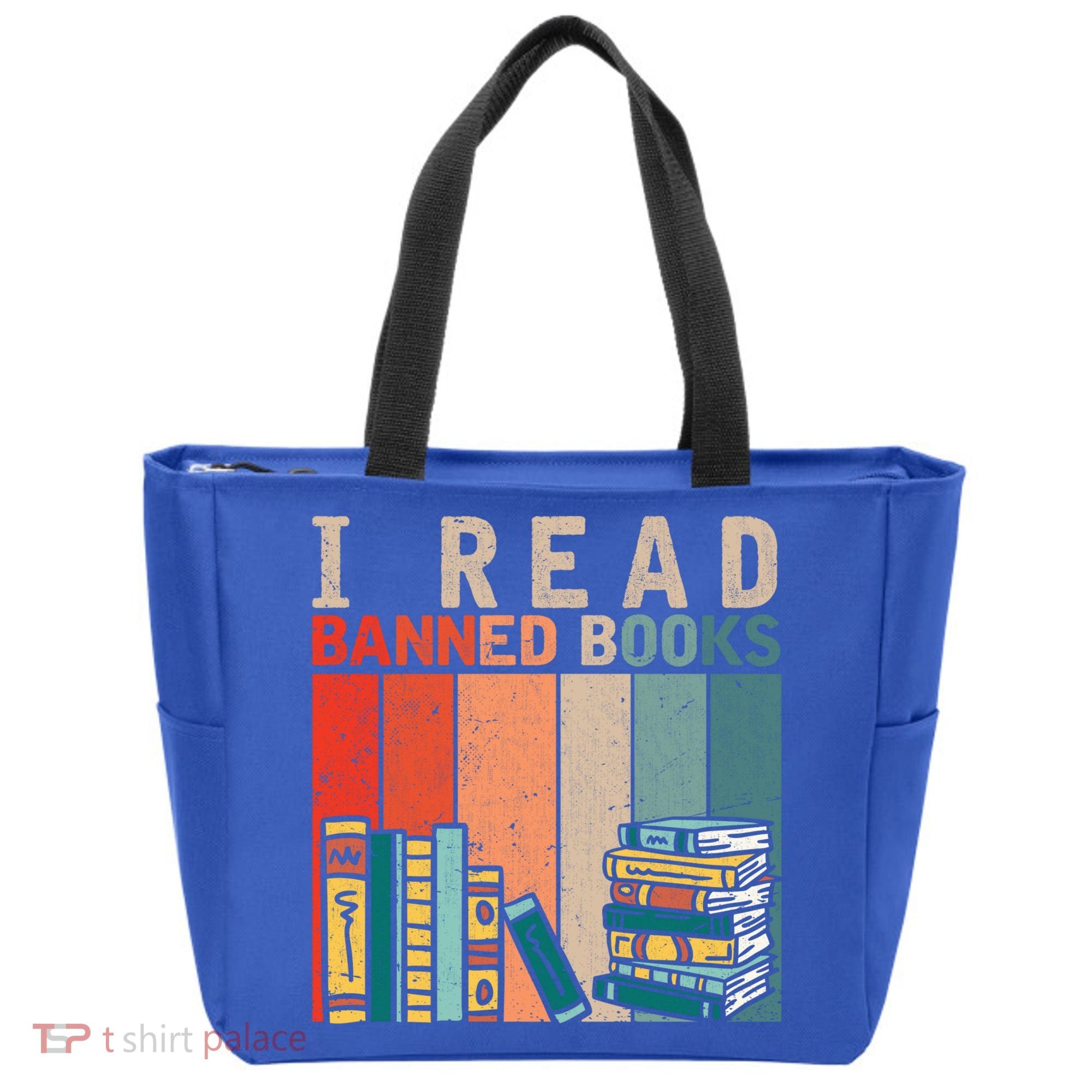 I Read Banned Books Reader Bookworm Gift Tote Bag