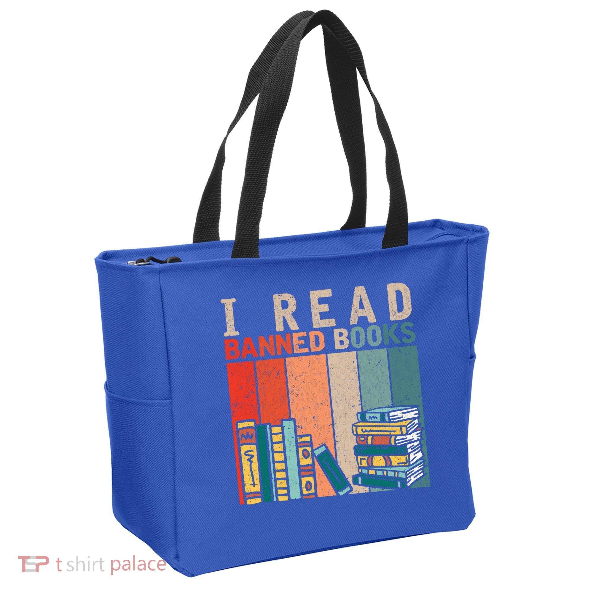 I Read Banned Books Reader Bookworm Gift Tote Bag