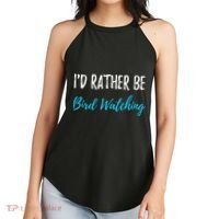 I'd Rather Be Bird Watching Funny Bird Watcher Gift Women's Perfect Tri Rocker Tank thumb 2