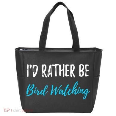 I'd Rather Be Bird Watching Funny Bird Watcher Gift Tote Bag