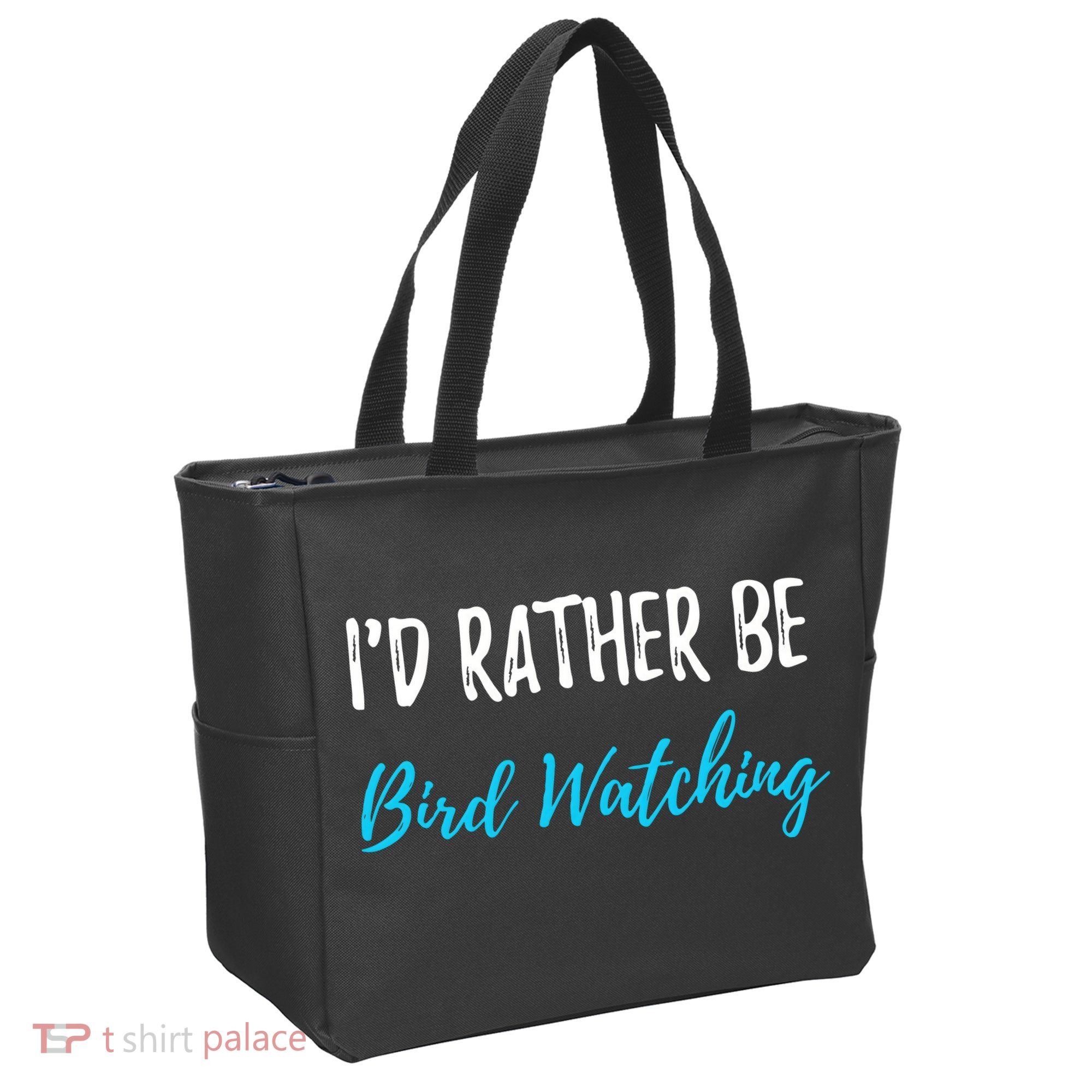 I'd Rather Be Bird Watching Funny Bird Watcher Gift Tote Bag