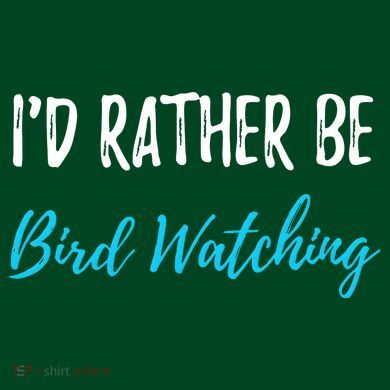 I'd Rather Be Bird Watching Funny Bird Watcher Gift Magnet
