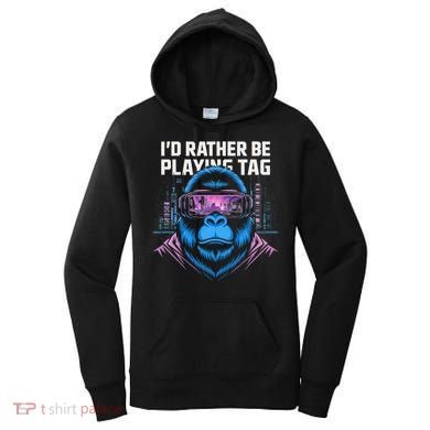 Id Rather Be Playing Tag VR Gaming Women's Hoodie