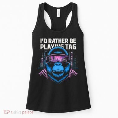 Id Rather Be Playing Tag VR Gaming Women's Tank Top