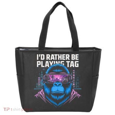 Id Rather Be Playing Tag VR Gaming Tote Bag