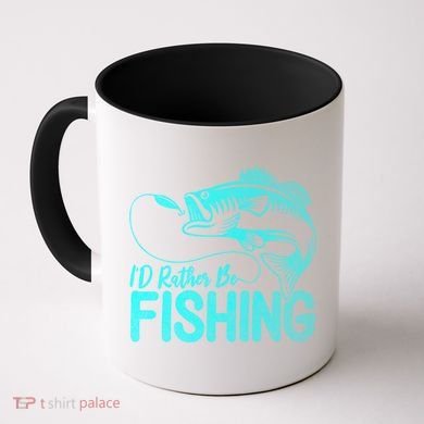 I'd Rather Be Fishing For Fisher Gift Coffee Mug
