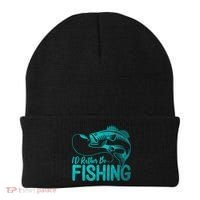 I'd Rather Be Fishing For Fisher Gift Beanie thumb 0