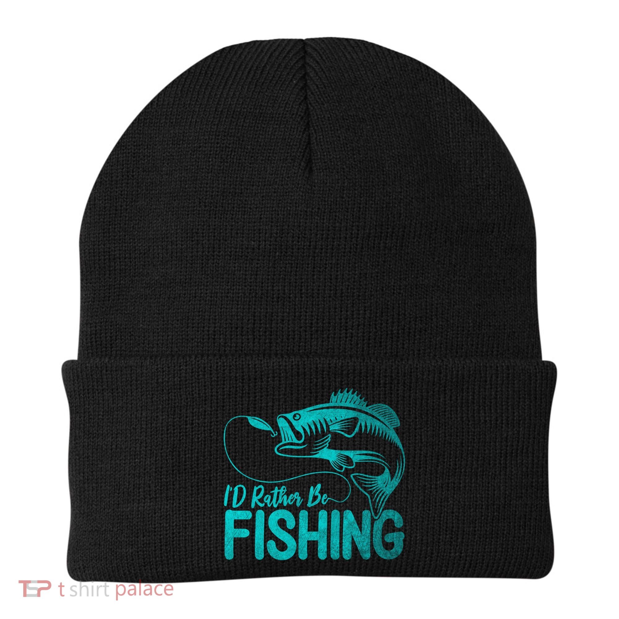 I'd Rather Be Fishing For Fisher Gift Beanie