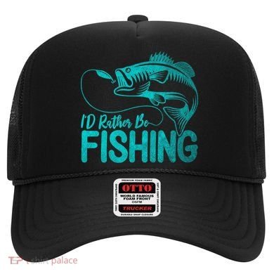 I'd Rather Be Fishing For Fisher Gift Hat
