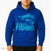 I'd Rather Be Fishing For Fisher Gift Hoodie thumb 2