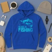I'd Rather Be Fishing For Fisher Gift Hoodie thumb 3